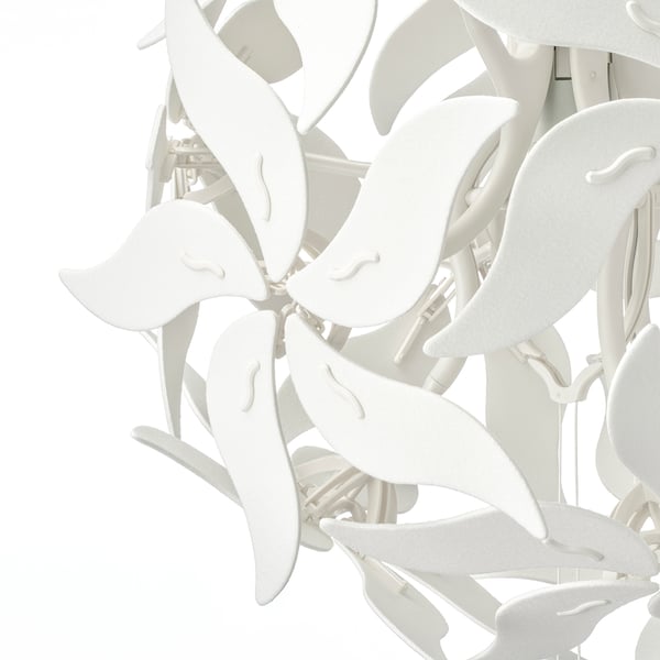 RAMSELE Suspension, fleur/blanc, 43 cm