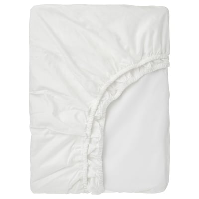 RÖNNVECKMAL Drap housse, blanc, 80x200 cm