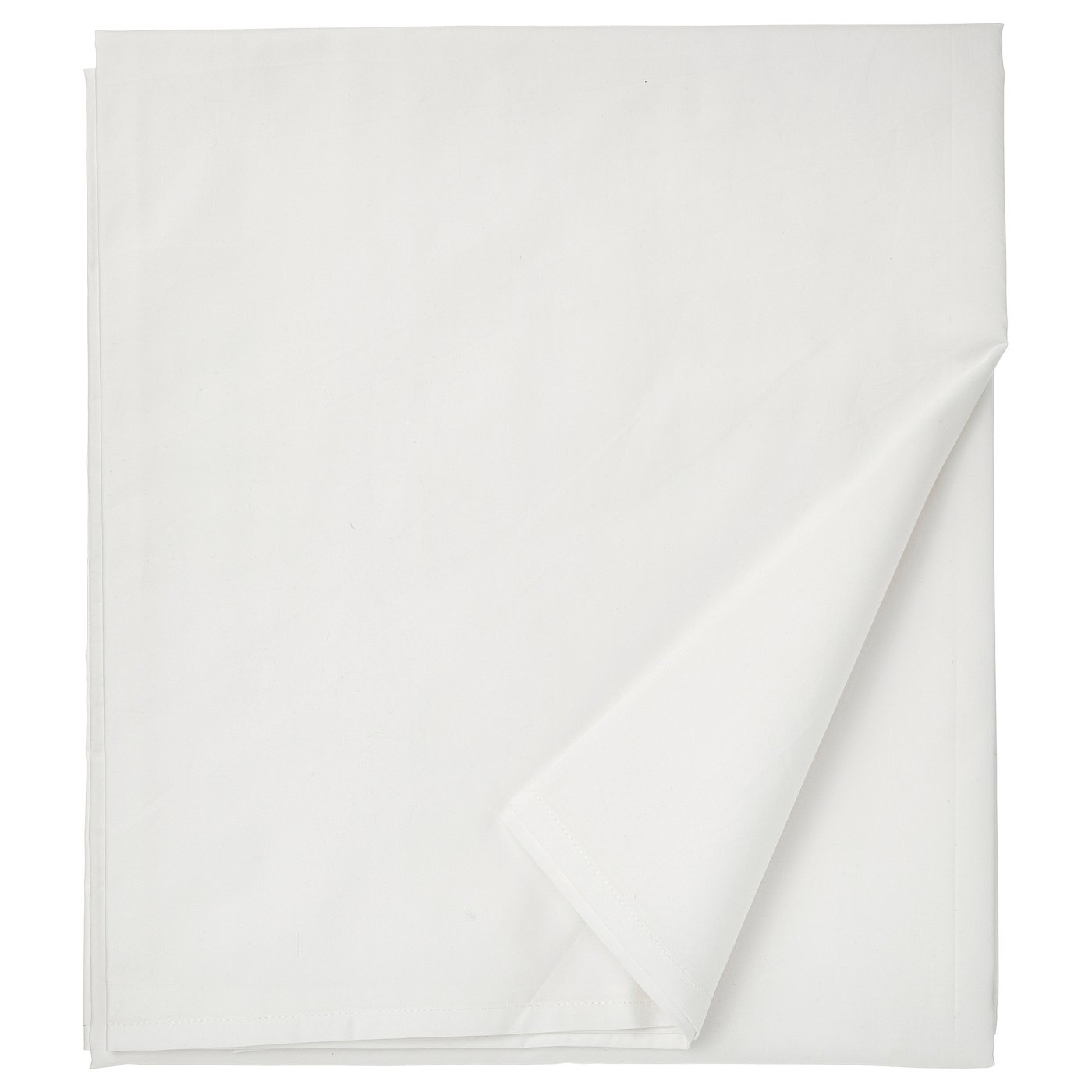 RÖNNVECKMAL Drap plat, blanc, 240x260 cm