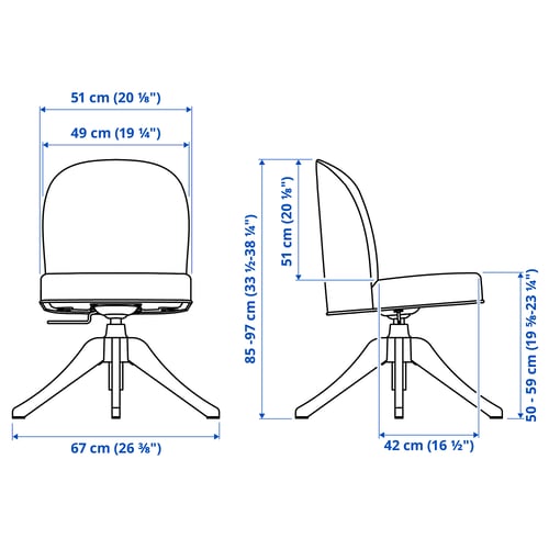 ROSENTORP / ROSENTORP Table et 4 chaises, blanc/blanc Kilanda beige clair, 155/215x87 cm