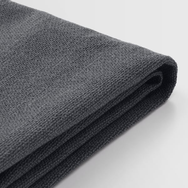 SAKARIAS Housse tabouret, Sporda gris foncé