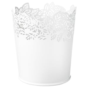 SAMVERKA Cache-pot, blanc, 9 cm