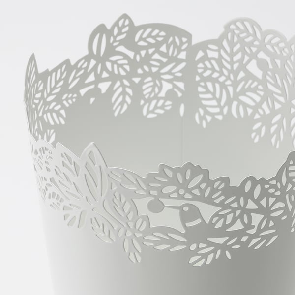 SAMVERKA Cache-pot, blanc, 9 cm