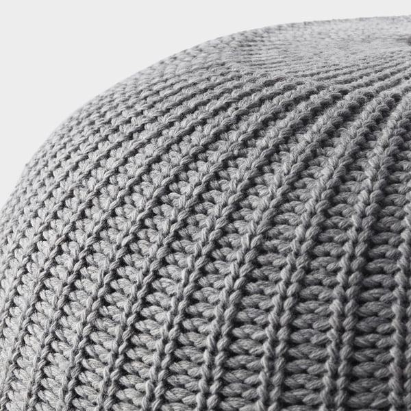 SANDARED Pouf, gris, 56 cm