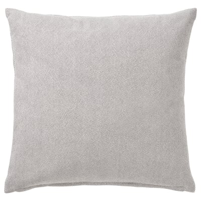 SANDTRAV Coussin, gris/blanc, 45x45 cm