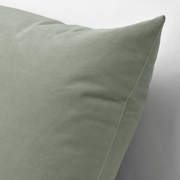 SANELA Housse de coussin, gris-vert pâle, 40x58 cm