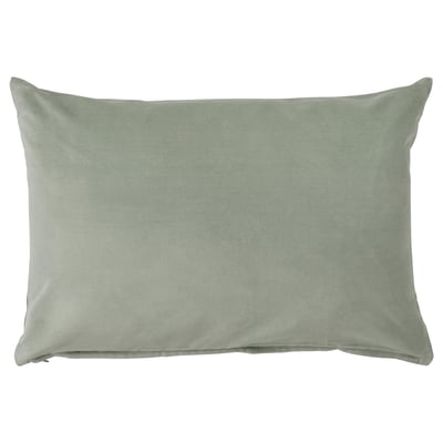 SANELA Housse de coussin, gris-vert pâle, 40x58 cm