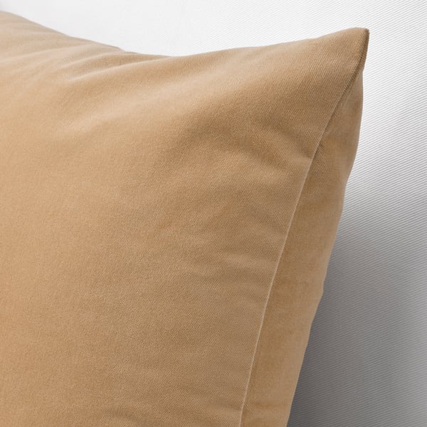 SANELA Housse de coussin, jaune-beige, 40x58 cm