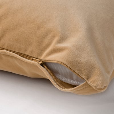 SANELA Housse de coussin, jaune-beige, 40x58 cm