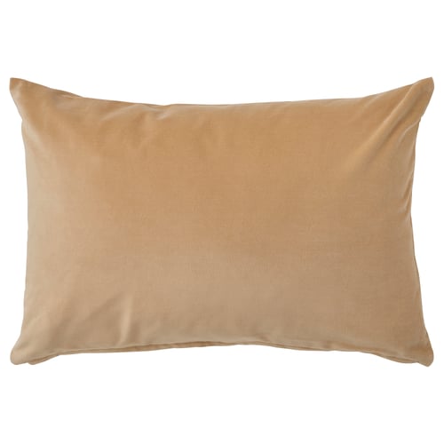 SANELA Housse de coussin, jaune-beige, 40x58 cm