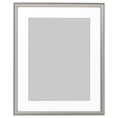 SILVERHÖJDEN Cadre, couleur argent, 40x50 cm