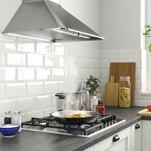 SKÅLAN Plaque de cuisson au gaz, IKEA 300 acier inoxydable, 59 cm