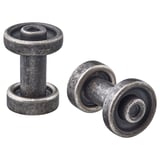 SKRUVSHULT Bouton, anthracite, 18 mm