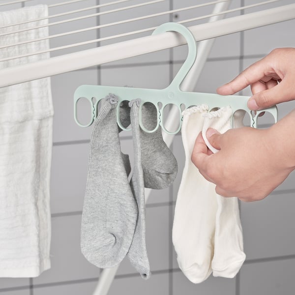 SLIBB Cintre avec 8 pinces, vert