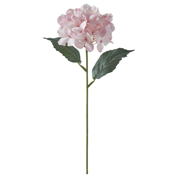 SMYCKA Fleur artificielle, intérieur/extérieur/Hydrangea rose clair, 45 cm