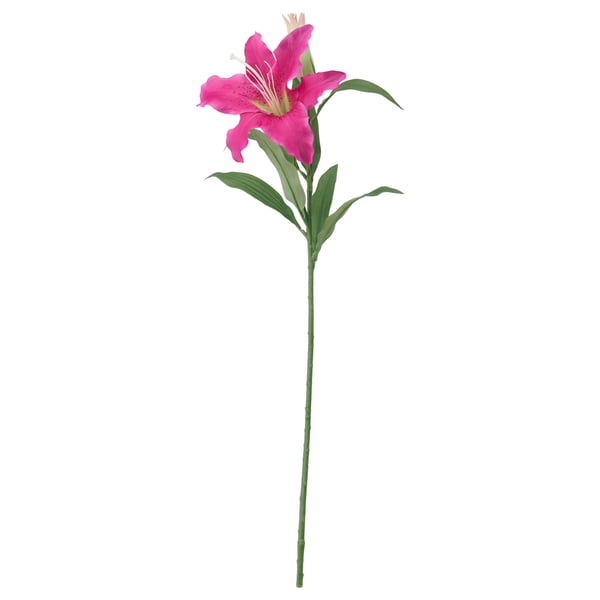 SMYCKA Fleur artificielle, lis/rose, 85 cm
