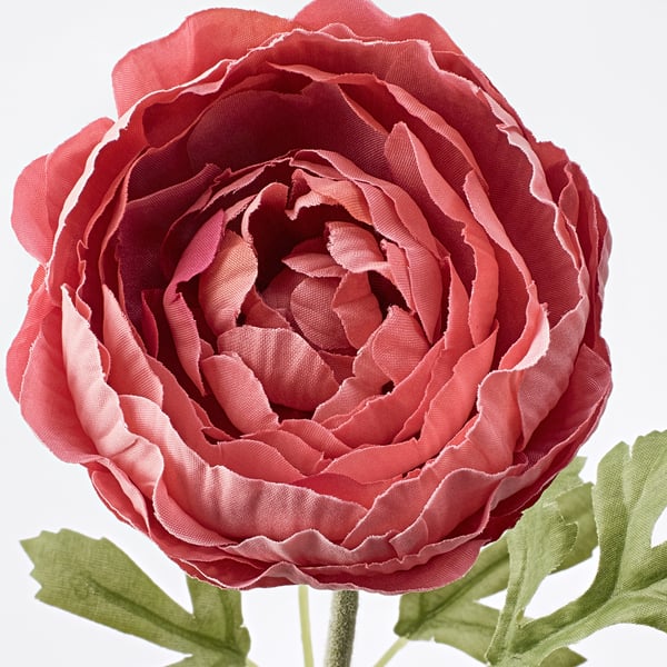 SMYCKA Fleur artificielle, renoncule/rose foncé, 52 cm