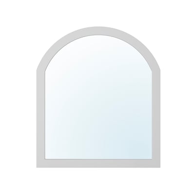 SMYGA Miroir mural/pour bureau, gris clair