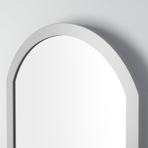 SMYGA Miroir mural/pour bureau, gris clair