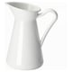 SOCKERÄRT Vase/pichet, blanc, 16 cm