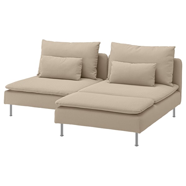 SÖDERHAMN Canapé 2 pl + méridienne, Kelinge beige