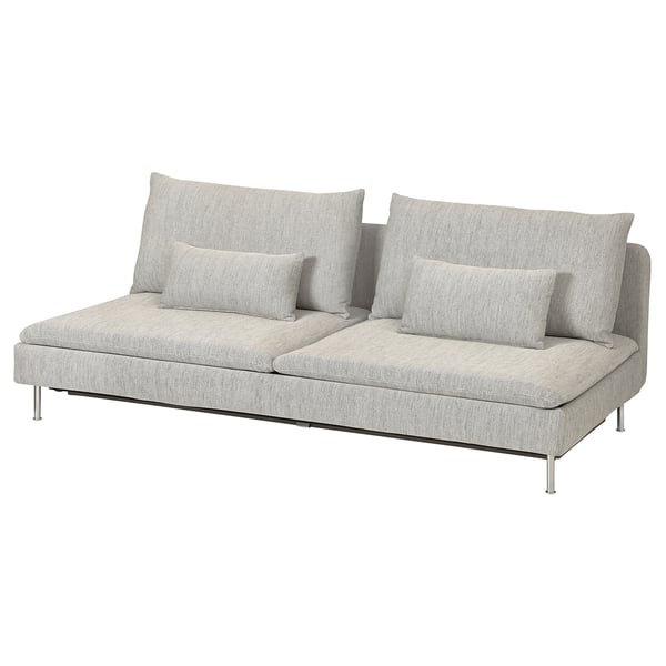 SÖDERHAMN Housse module canapé convertible 3p, Viarp beige/brun