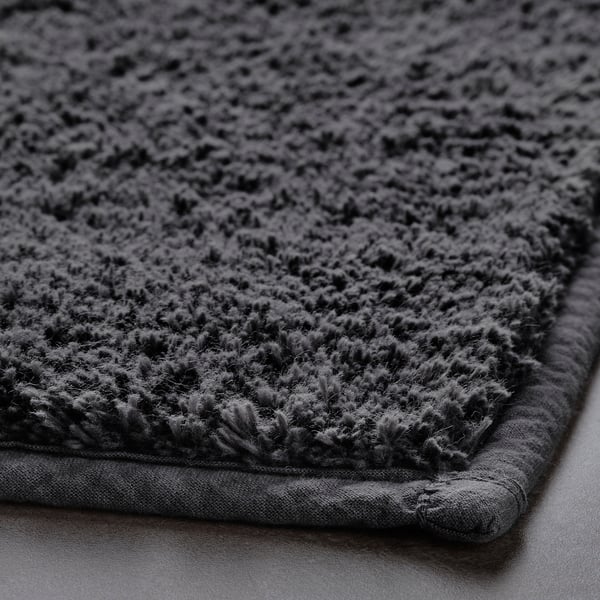 SÖDERSJÖN Tapis de bain, gris foncé, 40x60 cm