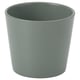 SOJABÖNA Cache-pot, gris/vert, 9 cm