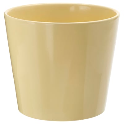 SOJABÖNA Cache-pot, jaune clair, 15 cm