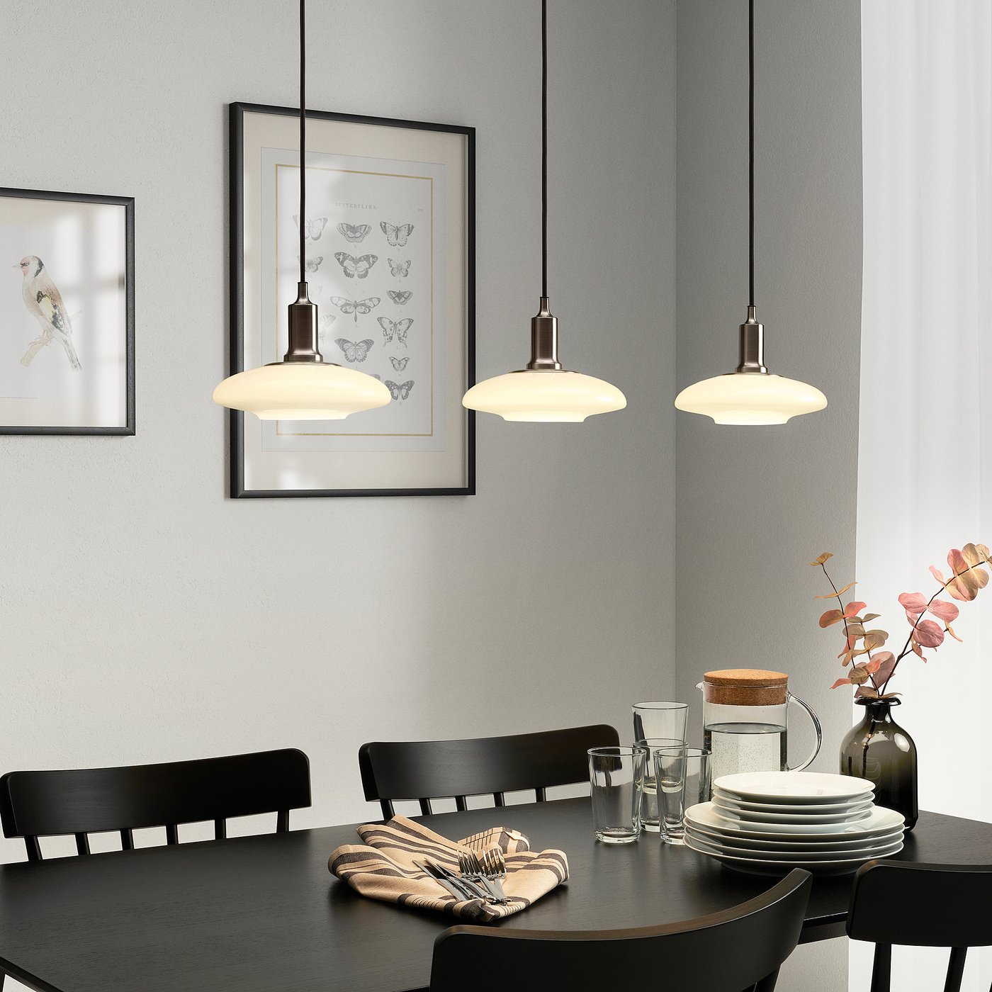 SOLHETTA Ampoule à LED E14 250 lumen, globe opalin