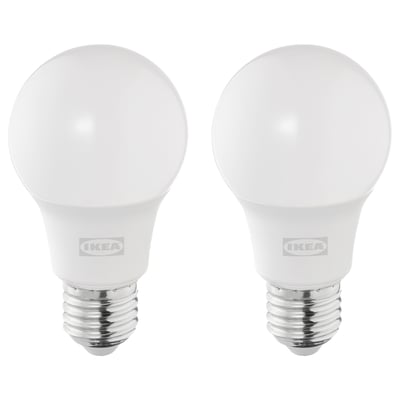 SOLHETTA Ampoule LED E27 806 lumen, globe opalin, 4000 Kelvin