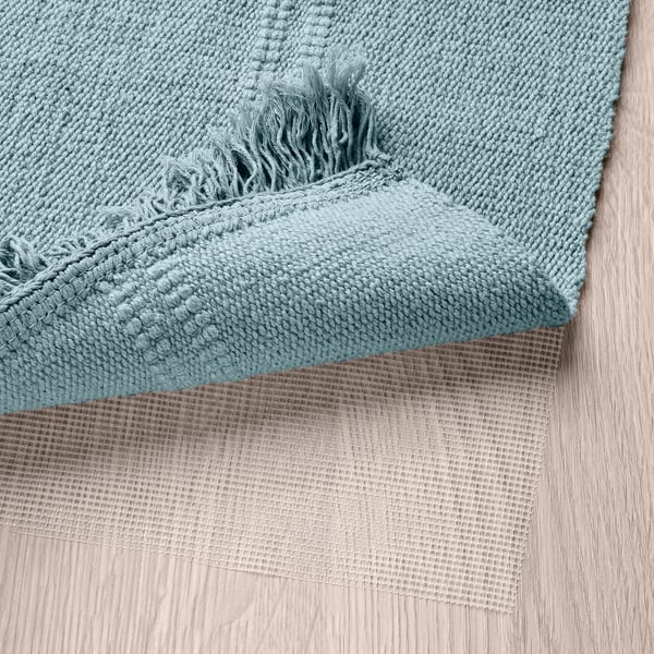 SORTSÖ Tapis tissé à plat, bleu clair, 55x85 cm