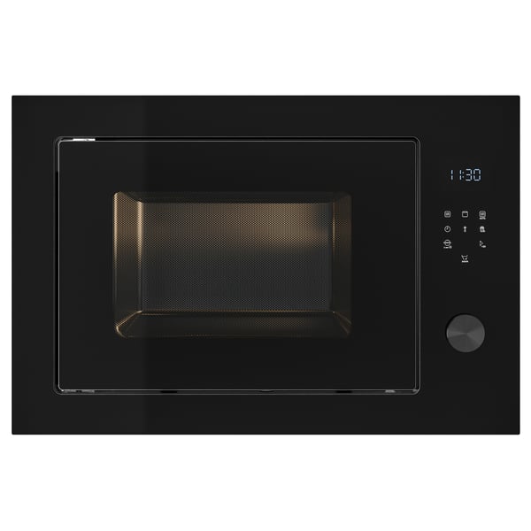 SPJUTBO Four à micro-ondes encastrable, fonction grill IKEA 500/noir