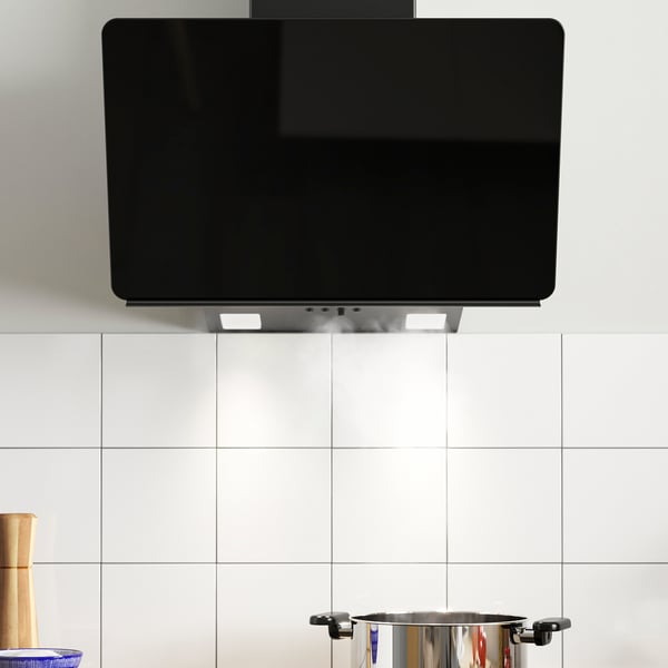 STACKBO Hotte aspirante murale, IKEA 300 noir, 55 cm