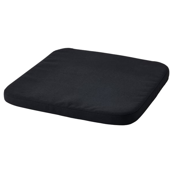 STAGGSTARR Carreau de chaise, noir, 36x36x2.5 cm