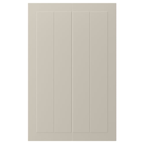 STENSUND Porte élément bas d'angle, 2pcs, beige, 25x80 cm