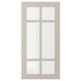 STENSUND Porte vitrée, beige, 40x80 cm