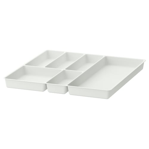STÖDJA Range-couverts, blanc, 51x50 cm