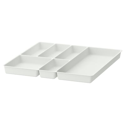 STÖDJA Range-couverts, blanc, 51x50 cm