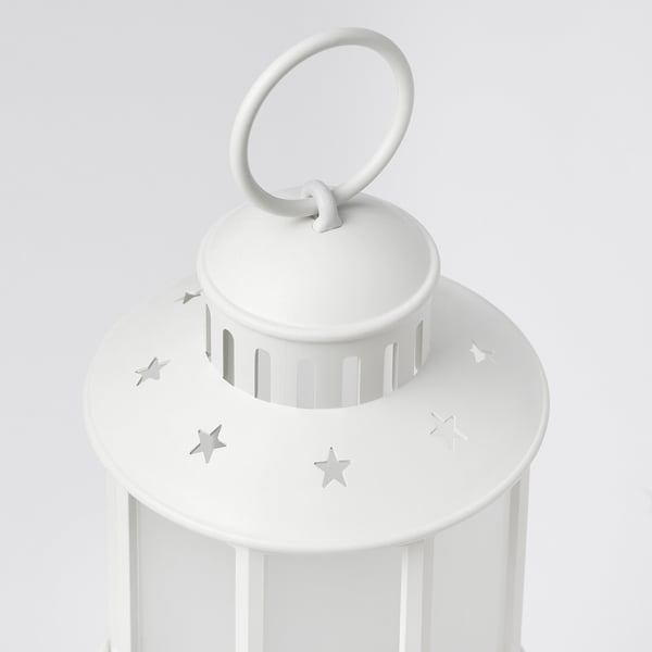 STRÅLA Lanterne à LED, à pile blanc, 13 cm