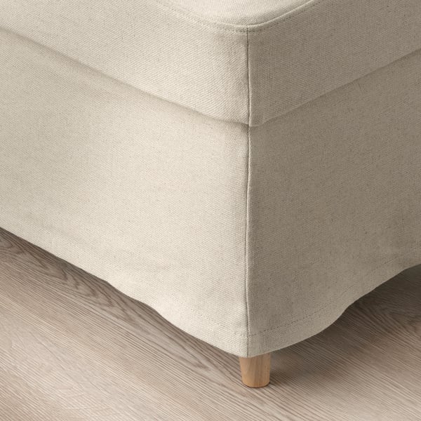 STRANDMON Housse pour repose-pieds, Risane naturel