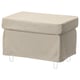 STRANDMON Housse pour repose-pieds, Risane naturel