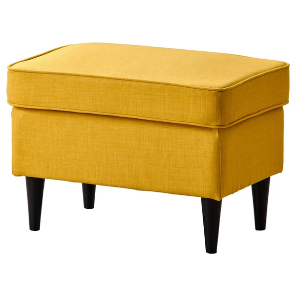STRANDMON Repose-pieds, Skiftebo jaune