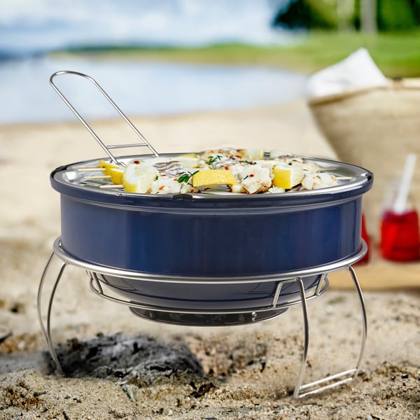 STRANDÖN Gril, charbon bleu