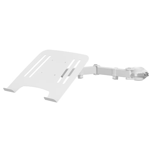 STUBBERGET Support ordinateur avec bras, blanc