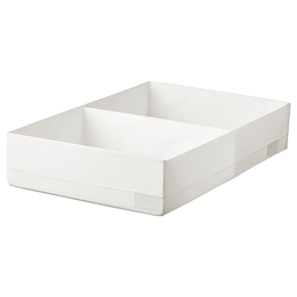 STUK Rangement à compartiments, blanc, 34x51x10 cm
