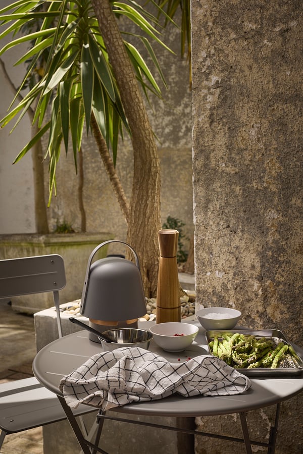 SUNDSÖ Chaise, extérieur, gris