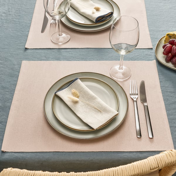 SVARTSENAP Set de table, naturel, 35x45 cm