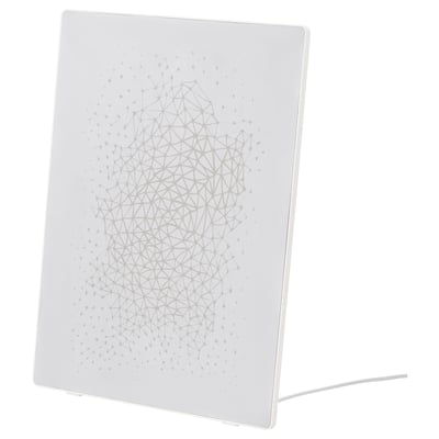 SYMFONISK Cadre avec enceinte WiFi, blanc/connecté