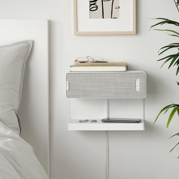 SYMFONISK Enceinte avec tablette, blanc/Gen 2